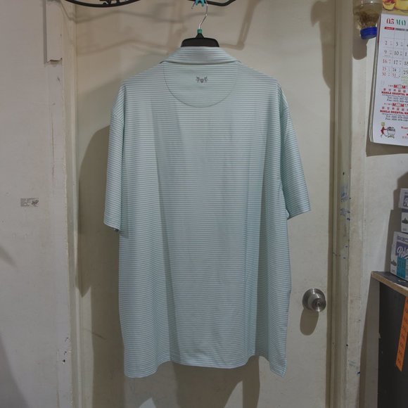 Hickey Freeman‎ Mens Polo GREEN Performance XL XXL - Picture 8 of 9